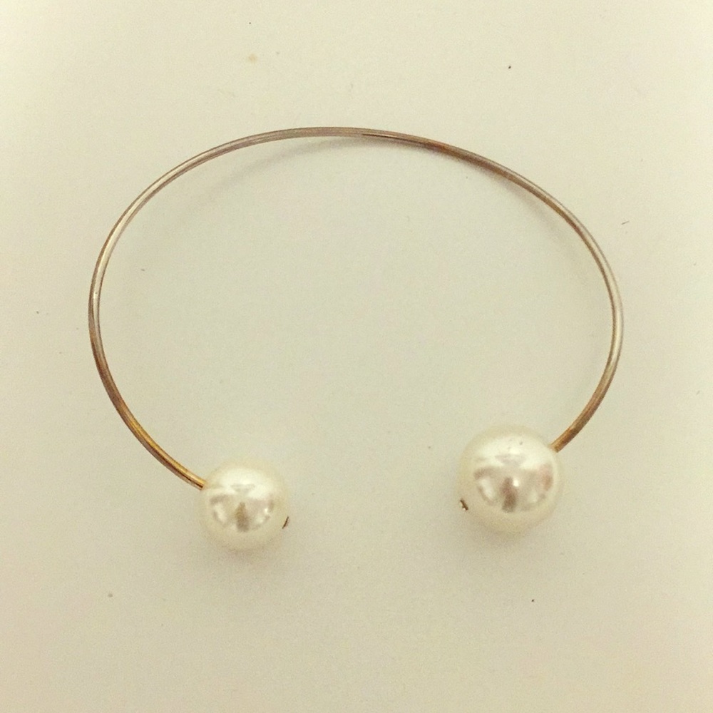 Gold and Pearl Statement Necklace